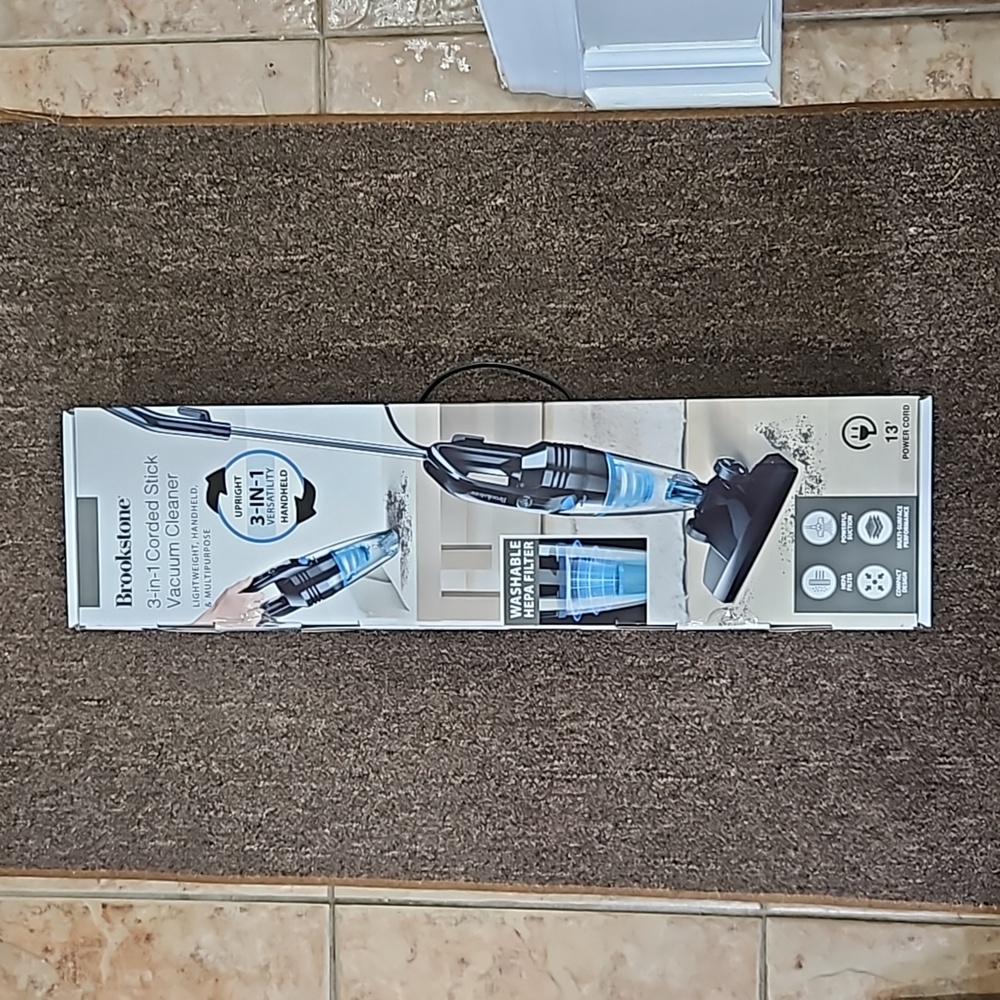 Brookstone 3-in-1 Corded Stick Vacuum!!!